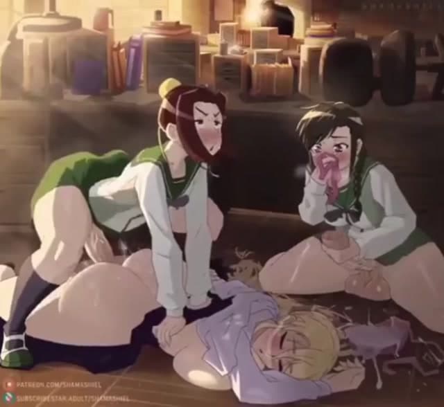 Futas School Girls x sleeping teacher thumbnail