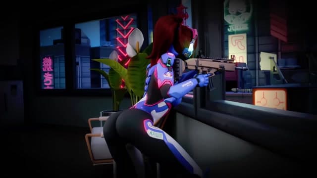 D.Va Bed Scene thumbnail