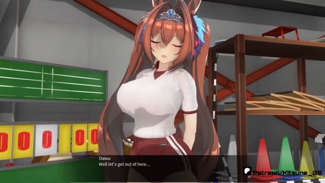 [Uma Musume] Daiwa Scarlet - trapped in the sports warehouse thumbnail