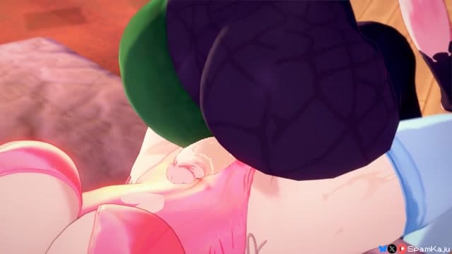 Vtuber Froggyloch gives Assjob, Thighjob & Anal Squirting for Futa CottontailVA, fucks her fat ass and thick thighs thumbnail